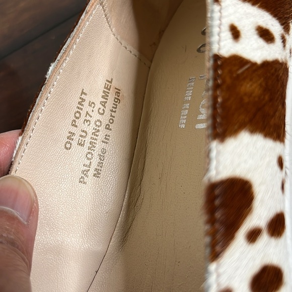 Wrapton On Point Palomino Leather Shoes Brown Women's sz 37.5 NWOB Animal Print - Picture 11 of 16
